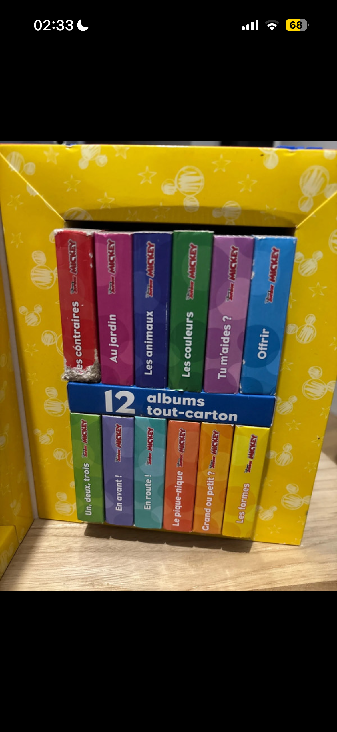 Coffret livres Mickey